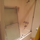 Installing new shower door