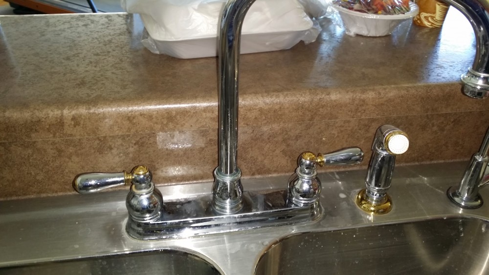 Installed new kitchen faucet